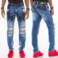 CIPO & BAXX nohavice pánske CD461 L:34 slim fit jeans džínsy