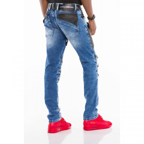 CIPO & BAXX kalhoty pánske CD461 slim fit L:34 jeans džínsy