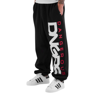 Dangerous DNGRS nohavice pánske Sweat Pant Classic in black