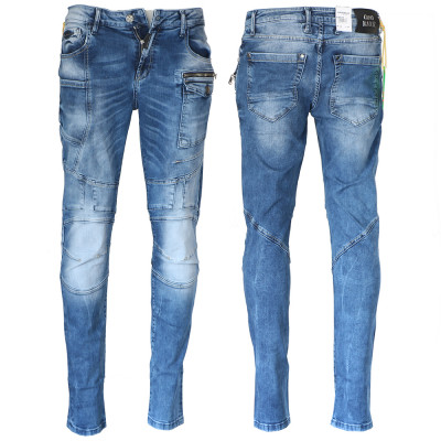 CIPO & BAXX kalhoty pánské CD577 slim fit L:34 jeans džíny