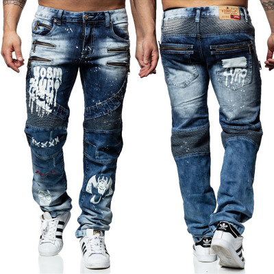 KOSMO LUPO ohavice pánske KM164 jeans džínsy