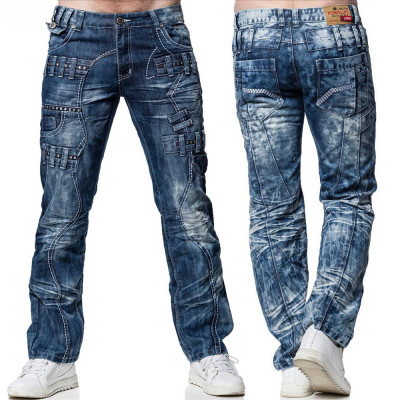 KOSMO LUPO nohavice pánske KM8004 džíny jeans