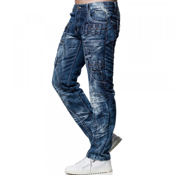 KOSMO LUPO nohavice pánske KM8002 džíny jeans