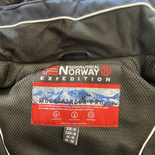 GEOGRAPHICAL NORWAY bunda pánska WARNING MEN 009 9/5000 lyžiarska