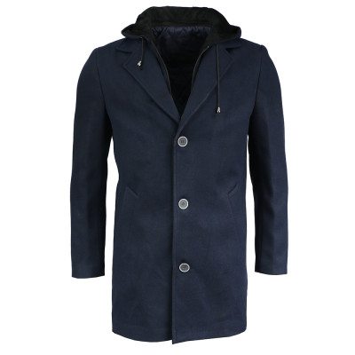 MASSARO kabát pánský 40421-2 jednořadý stojáček nárameníky
