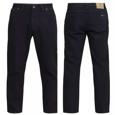 ROCKFORD nohavice pánske RJ520 COMFORT BLACK Jeans nadmerná veľkosť