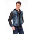 CIPO & BAXX bunda pánska C1290 jeans s kapucňou