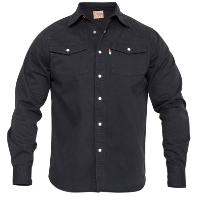 DUKE košeľa pánska WESTERN Style Denim Shirt riflová nadmerná veľkosť