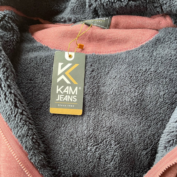KAM bunda pánská KBS 7054 s kožíškem nadměrná velikost